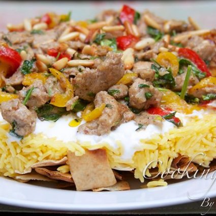 فتة شاورما دجاج