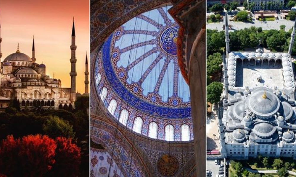 مسجد السلطان أحمد و المنطقة المحيطة به ... يعد هذا المسجد آية من آيات الجمال خصوصاً بفن الزخرفة و القيشاني الذي...