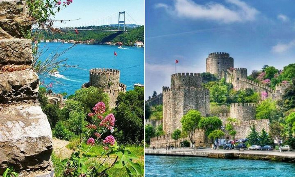 قلعة روميلي حصار .. و هي القلعة التي بناها السلطان محمد الفاتح أثناء تمهيده لفتح المدينة و قطع مضيق البوسفور لإطباق...