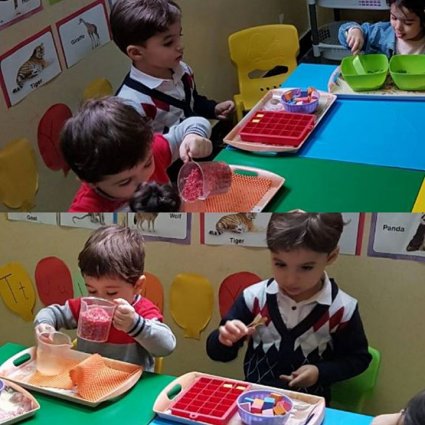 أنشطة الحياة العملية من سن سنتين