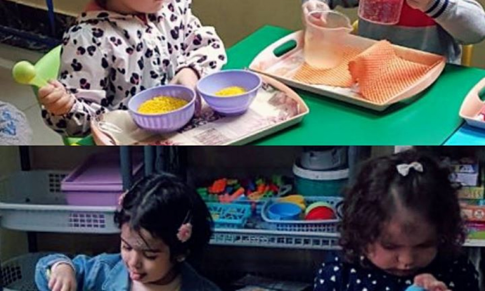 أنشطة الحياة العملية من سن سنتين