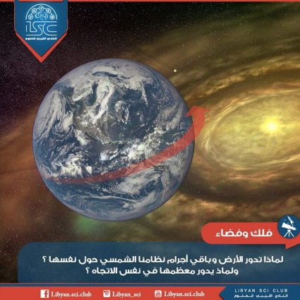 لماذا تدور الأرض حول نفسها؟
