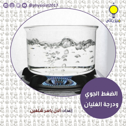 الضغط الجوي ودرجة الغليان