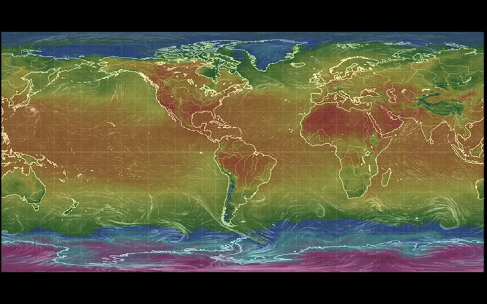 خريطة مرعبة تظهر مدى إرتفاع درجات الحرارة في جميع أنحاء العالم