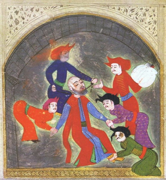 كيف تم شنق الأمير مصطفى بن سليمان القانوني؟
